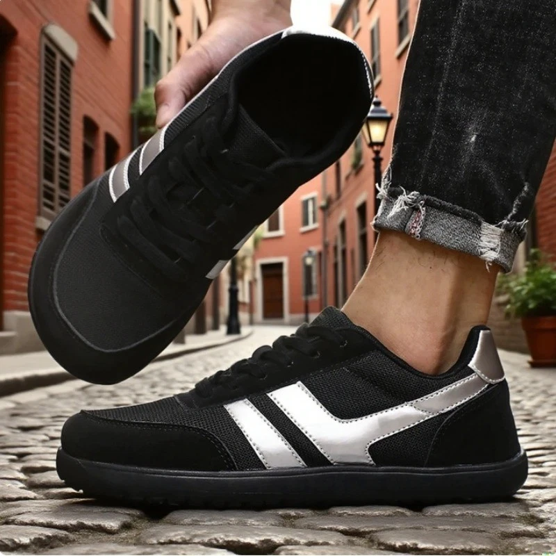 Men's Wide Toe Barefoot Shoes Unisex Zero Drop Running Trainers Minimalist New