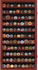 Wall-Mounted Display Case for Military Challenge Coins & Poker Chips