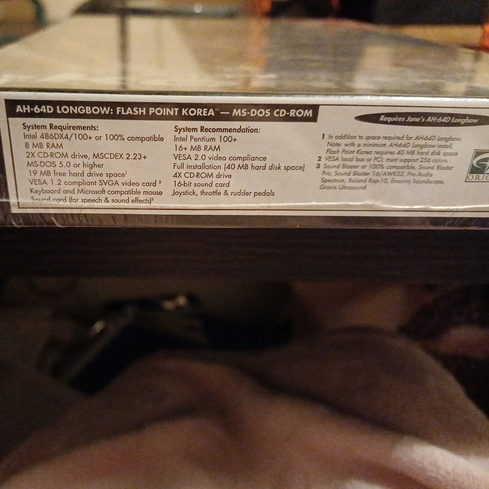 JANE'S COMBAT SIMULATIONS FLASH POINT KOREA AH-64D LONGBOW PC CD ROM NEW BIG BOX - Image 3 of 3