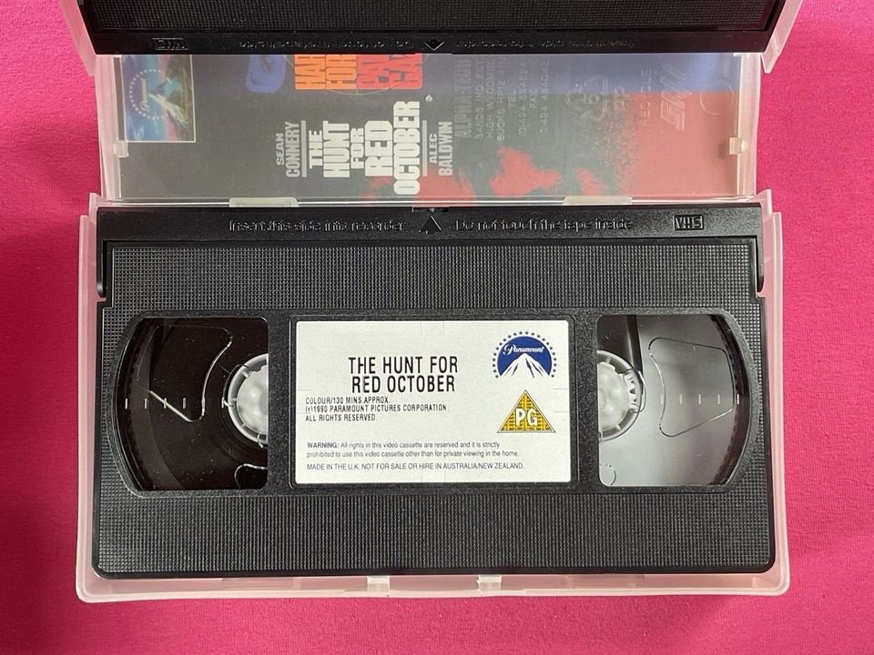 Patriot Games, Hunt For Red October VHS Video - Image 4 of 4