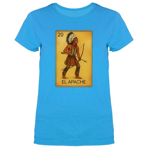 EL APACHE MEXICAN LOTERIA CARD Women's T-shirt - Bild 19 von 19
