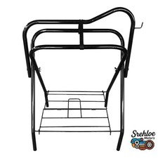 1 Folding Saddle Rack Portable Freestanding Horse Saddle Stand Western Saddles