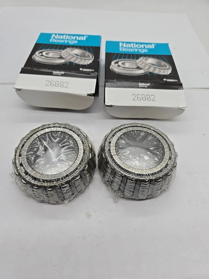 Lote de 2 rodamientos de ruedas National 26882 Foto 2 de 2