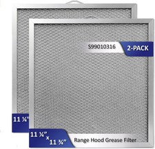 S99010316 Range Hood Grease Filter 11-1/4 x 11-3/4 Inch, 2-Pack