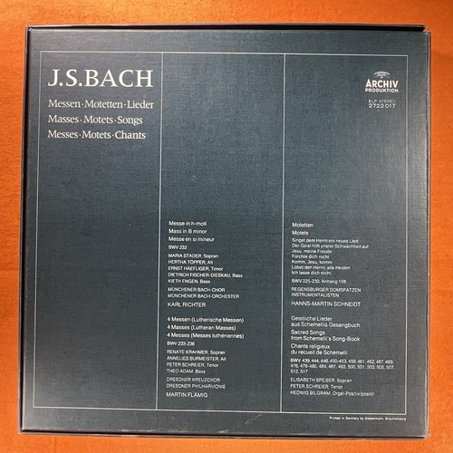 Bach Edition Vol.2 Masses Motets Songs RICHTER SCHNEIDT ARCHIV 8LP Boxset - Picture 2 of 24