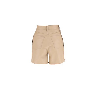 NANUSHKA Damen Butter Shorts #0772 Größe L Neu Etikett Beige