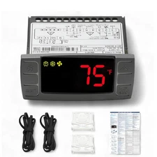 Digital Temperature Controller XR06CX-4N1F1 for Commercial Refrigeration, Fit...