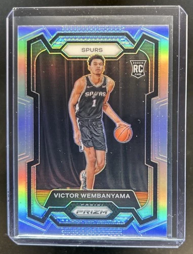 2023-24 Panini Prizm Victor Wembanyama RC Prizm Silver Rookie #136 Spurs