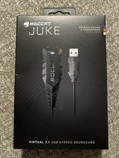 ROCCAT Juke Virtual 7.1 Plus USB Stereo Soundcard Adapter for Gaming Headphones