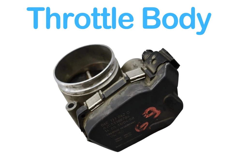 Cuerpo del acelerador de admisión de aire del motor Audi A7 Quattro 12-18 06E133062G OEM Foto 3 de 4