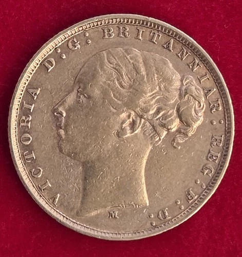 1880 Victoria Gold Sovereign — photo from the most recent tracked eBay sale
