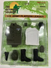 1997 The Ultimate Soldier U.S. ARMY Platoon Leader Uniform Weapon Accessory Set