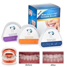 3 Stage Orthodontic Retainer Teeth Corrector Dental Straighten Braces Trainer US