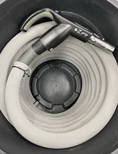 GENUINE Vacuflo E-Z Grip Handle w/ 30' Central Vacuum Hose & Hose Cover   1385