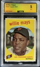 Vintage Willie Mays Baseball Card Timeline: 1951-1974 27