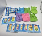 Vintage Hasbro Glo Friends Lot Sleeping Bags Bag Lot x6 Glow Worm Playskool 80s