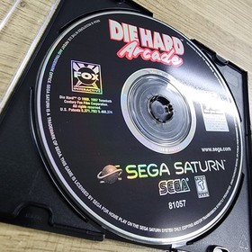 USED WORKING -) DIE HARD ARCADE (- GAME DISC ONLY - SEGA SATURN
