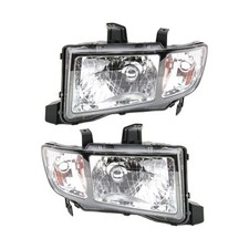 For Honda Ridgeline 2009-2014 Headlights Pair Halogen Lenshousing Clear Lens For Honda Ridgeline 2009-2014 Headlights Pair Halogen Lenshousing Clear Lens