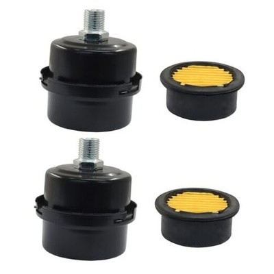 2 Pcs Air Compressor Silencer, 1/4'' Thread Air Compressor Intake Filter 12.5mm