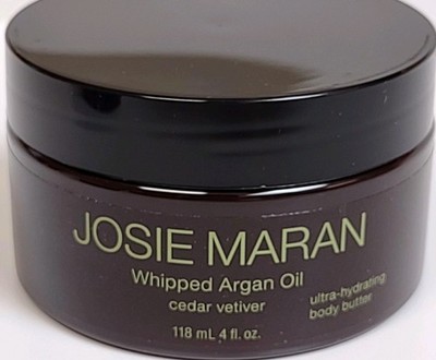 Josie Maran Whipped Argan Oil Cedar Vetiver Ultrahydrating Body Butter 4oz RARE!