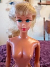 Vtg. Twist N Turn Barbie Doll w/Blonde Hair & Blue Eyes Long Eyelashes JAPAN