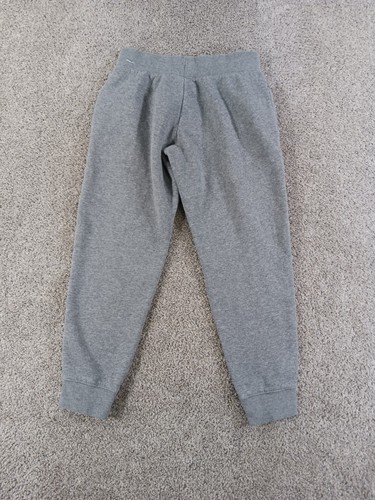 Nike Boys Small Activewear Sweatpants Gray Drawstring Cotton Blend - Picture 11 of 12
