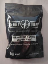 Strawberry Creamy Wheat 25-year Shelf Life 8 Serv. Emergency Survival Food Pouch