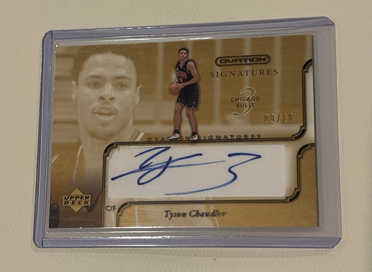UDA直筆】Tyson Chandler ブルズ #3 パッチ サイン Tyson Chandler