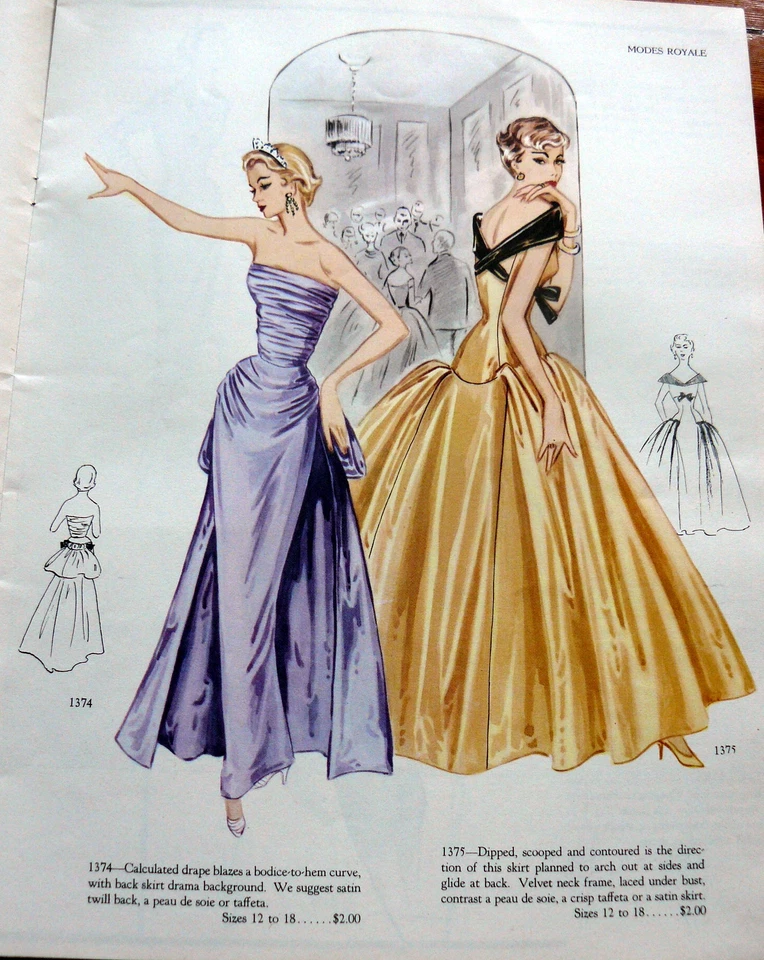 *Rare* MODES ROYALE PATTERN 20 CATALOG PICTURE Digital Archive 1946-64 - Image 2 of 4