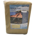 Sunnykud Square 13'x13' Sun Shade Sail Sand Canopy for Deck Permeable Pergola