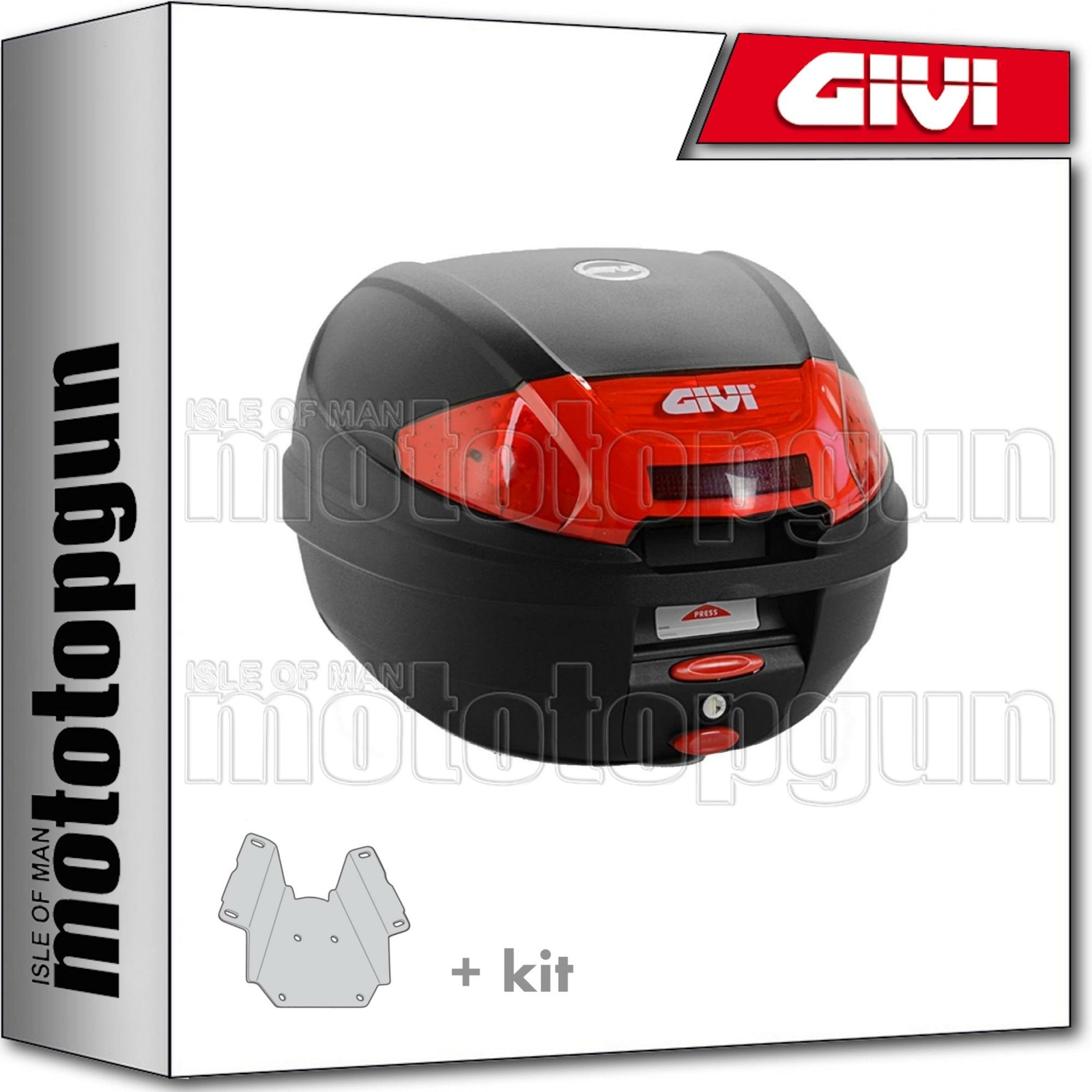 GIVI BAULETTO E300N2 + PORTAPACCO YAMAHA XMAX X-MAX 250 2017 17