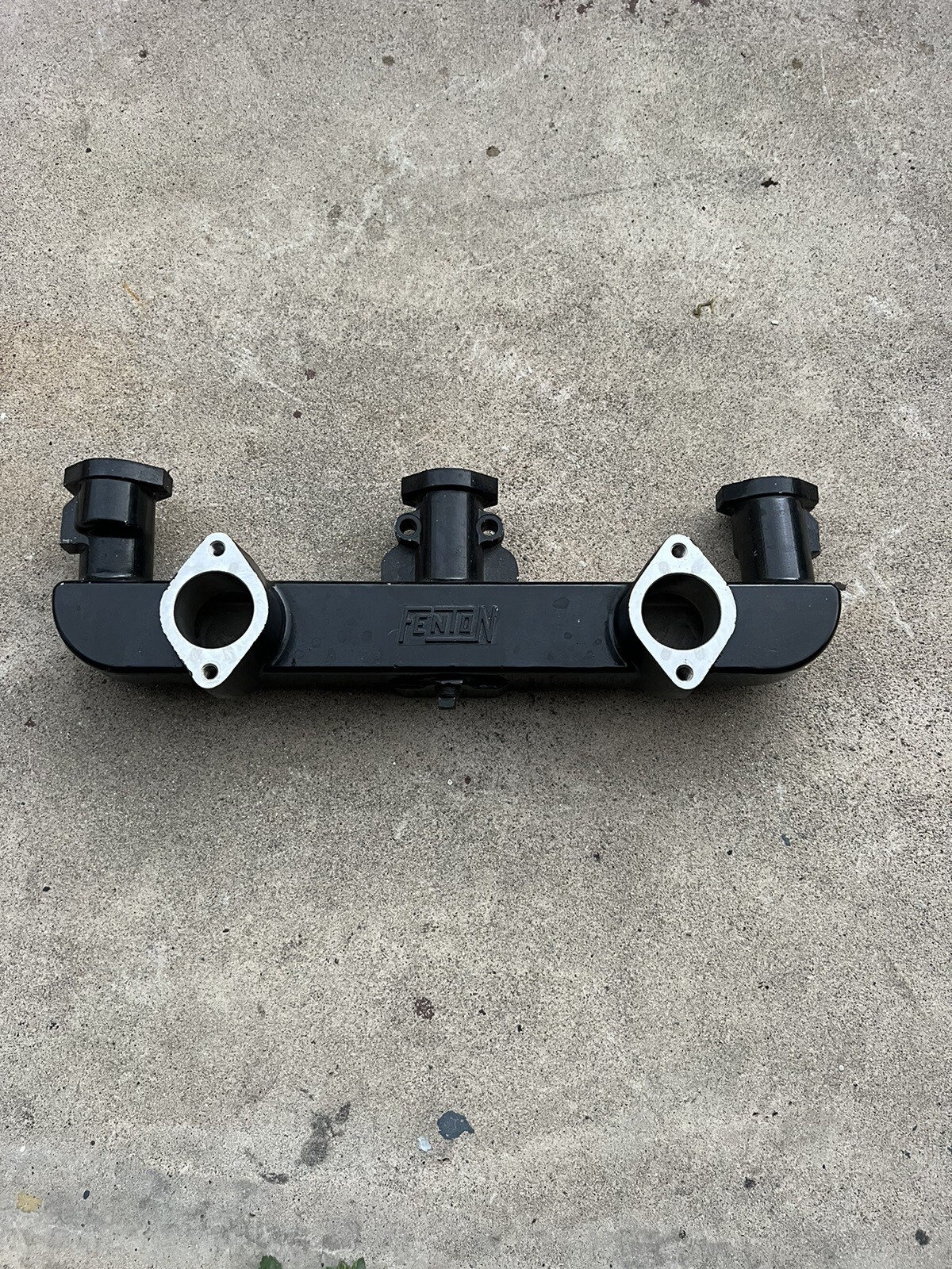 Fenton Dual Carb Intake Manifold 235 Chevy eBay