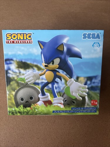 SEGA Sonic The Hedgehog Sonic Frontiers Statue Figure.  Sealed. NIB - Afbeelding 1 van 10