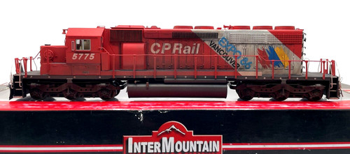 HO INTERMOUNTAIN 49336-03 SD40-2 CANADIENSE PACIFIC EXPO'86 CP 5775 DCC DESGASTADO | Zustand: Used