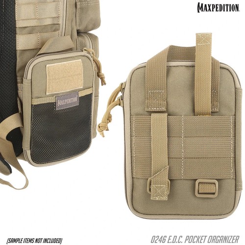 MAXPEDITION E.D.C ORGANIZZATORE TASCABILE - MOLLE PORTAUTENSILI (VERDE OD) - Foto 7 di 8