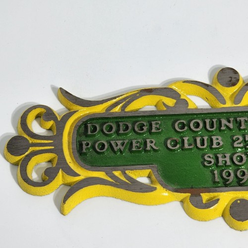 Dodge County Wisconsin Antique Power Club 25th Annual Show 1993 Plakette Wand Vintage - Bild 7 von 12