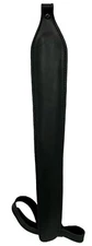 Genuine LEATHER RIFLE SLING - Padded, Adjustable - MADE IN THE USA - NEW - BLACK