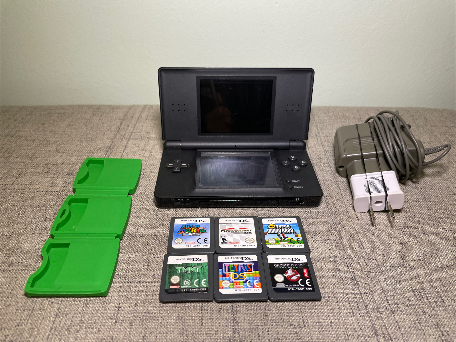 Black Nintendo DS Lite USG-001 W/Charger, 6 Games Mario w/Game Case, Stylus  READ | eBay