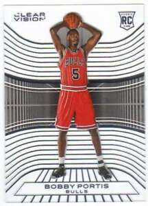 2015-16-Panini-Clear-Vision-Basketball-RC-105-Bobby-Portis-Bulls