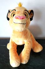 Disney Store The Lion King YOUNG SIMBA 14 Plush Stuffed Animal Toy