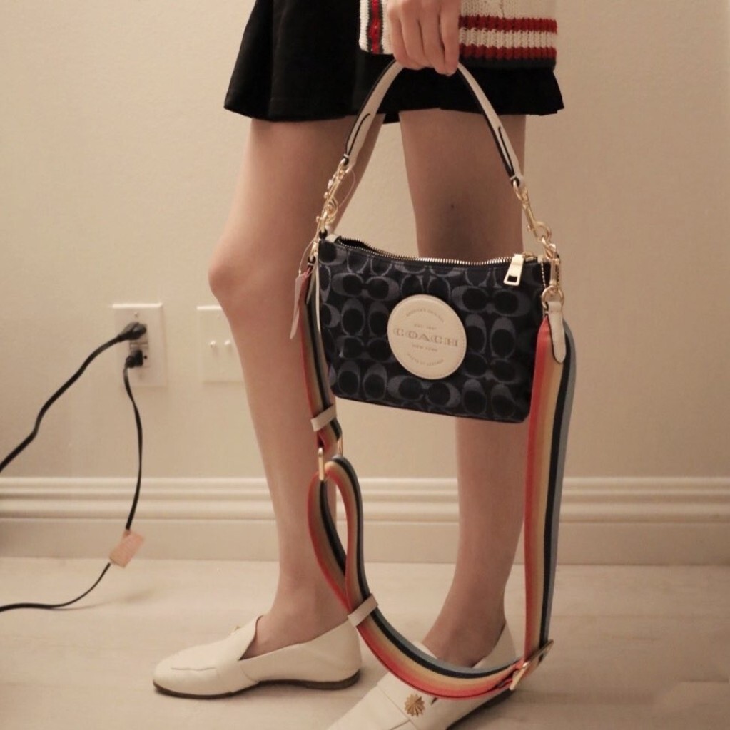 COACH デンプシー NWT Coach Dempsey Tote Bag 40 In Signature Blue Denim