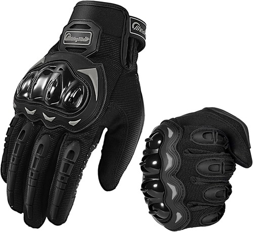 Motorrad Handschuhe Schwarz M