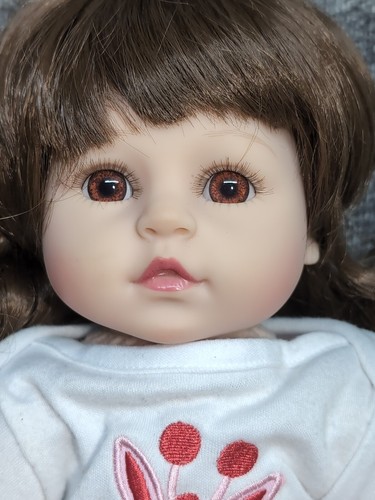 Muñecas bebé renacido, muñeca bebé recién nacido realista 18" silicona niño pequeño con manta - Imagen 7 de 13