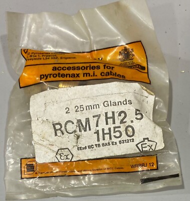 RGM 7H 2,5 1H10 - Pyrotenax Messingverschraubungen 2 x 25 mm