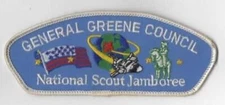 National Scout Jamboree General Greene Council JSP WHT Bdr. [KY-3808]