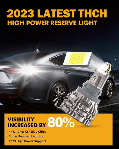 AUXBEAM T15 921 912 LED Bombillas de Respaldo Inverso Anti Hyper Flash 30W 3000LM - Imagen 2 de 12