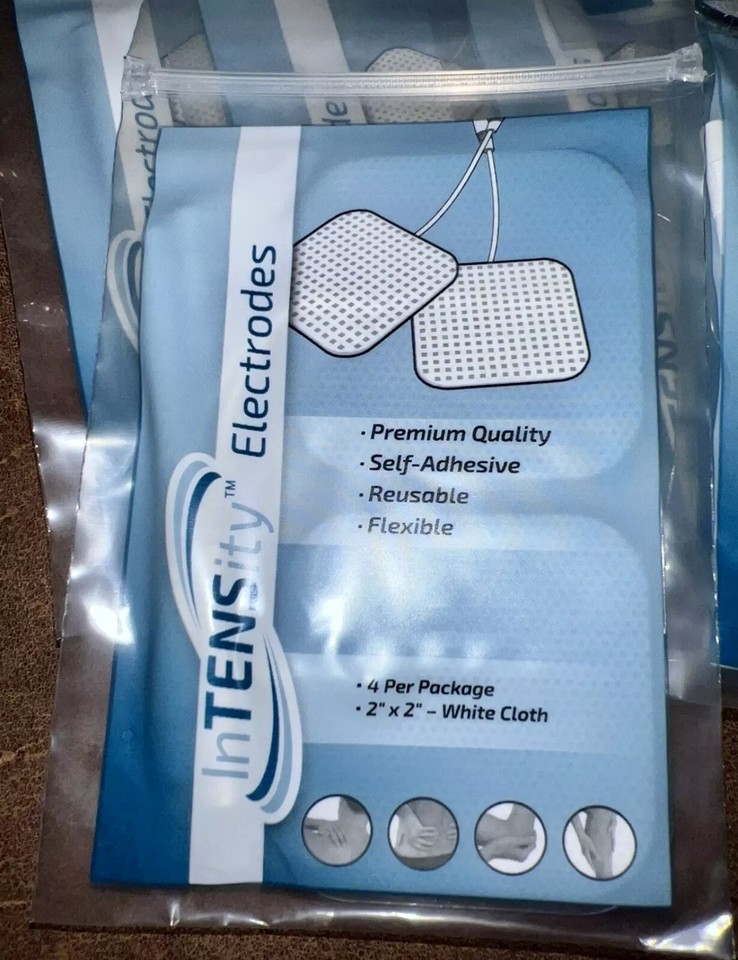 NEW BULK 80 Pcs Roscoe InTENSity Electrodes 2"x 2" 4 per pack 20 Packs
