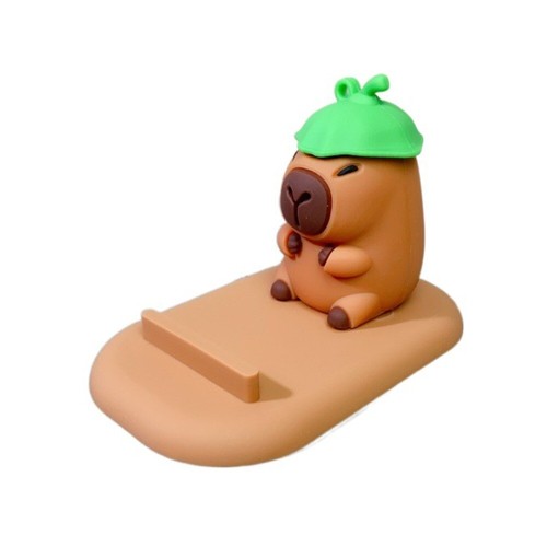 Phone Stand Capybara Cartoon Doll Lazy Stand Desktop Phone Stand Ornament Gift - Picture 10 of 13