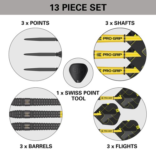 Bolide Void 90% Tungsten SP Steel Tip Darts von Target - Bild 24 von 41