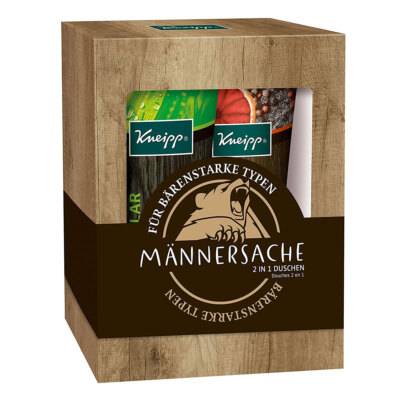 Kneipp Männersache Aroma Pflegedusche Set Geschenkepackung 400ml